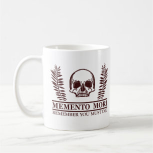 Taza De Café Aprovecha el Día Memento Mori calavera