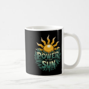 Taza De Café Aprovecha El Poder Del Sol Amante De La Naturaleza