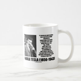 Taza De Café Aprovechamiento de la cita de Tesla de la energía