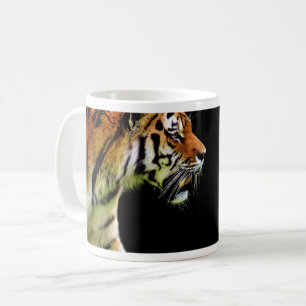 Taza De Café Aproximación de tigres - Arte de animales salvajes