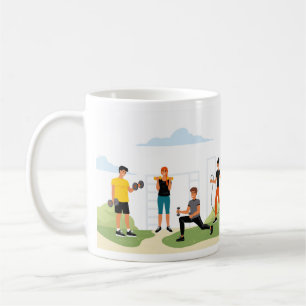 Taza De Café Aptitud al Aire Libre