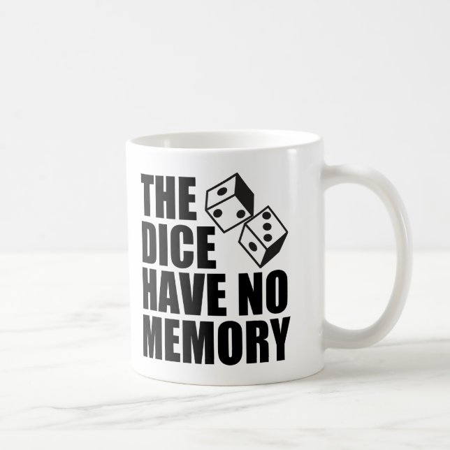Taza De Café Apuestas divertidas Falacia Los Dice No Tienen Mem (Derecha)