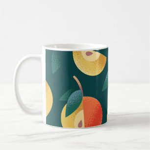 Taza De Café Apuntes de Apple: Verde Oscuro Sin Marea.