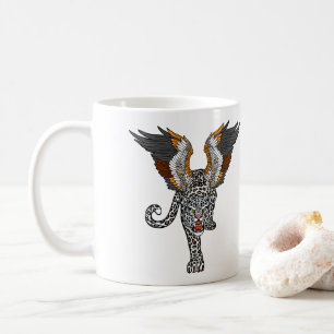 Taza De Café Aq Bars. Legendario leopardo de las nieves 