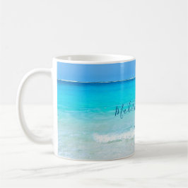 Taza De Café Aqua Blue Ocean Sea Sky Personalizado
