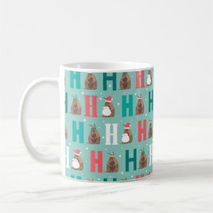 Taza De Café Aqua Ho Ho Ho Armadillo