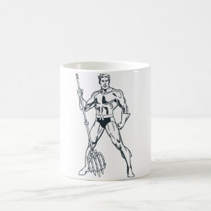 Taza De Café Aquaman con horquilla de cocina
