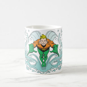 Taza De Café Aquaman Lunging Forward