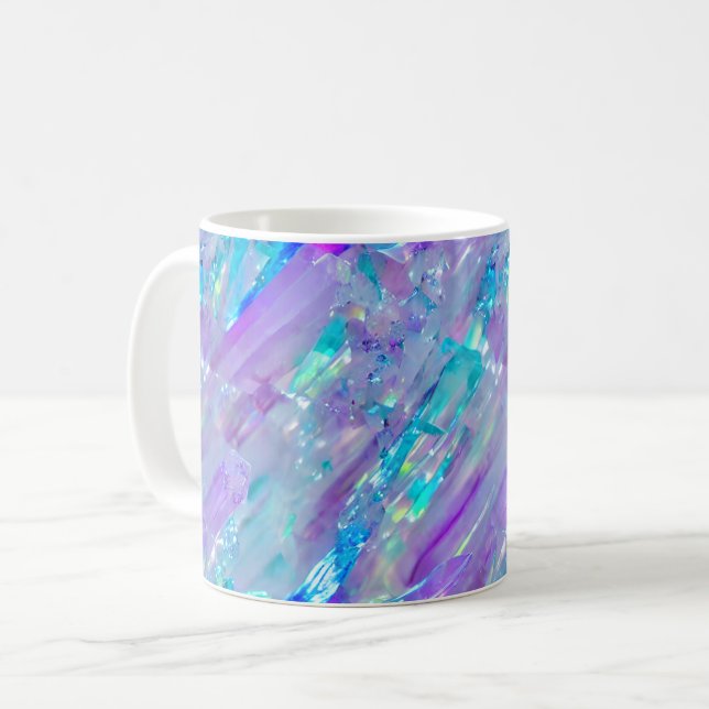 Taza De Café Aquamarina y Amethyst Crystal (Anverso izquierdo)