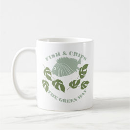 Taza De Café Aquaponics Fish & Chips Green Way
