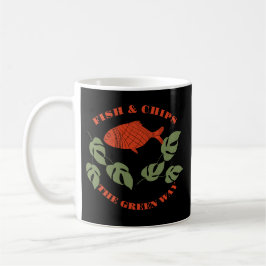 Taza De Café Aquaponics Fish & Chips Green Way