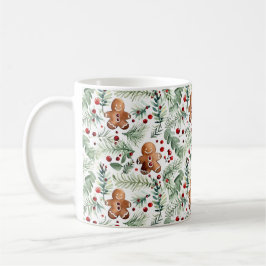 Taza De Café Aquarell Christmas Pattern Lebkuchen Kaffeetasse