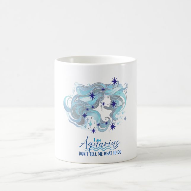 Taza De Café Aquarius Chica Mug (Centro)