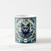 Aquarius innovador Cat Zodiac