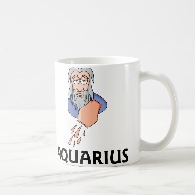 Taza De Café Aquarius Water Bearman vertiendo agua (Derecha)