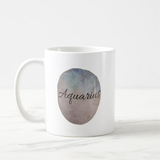 Taza De Café Aquarius - Zodiac Mug (Izquierda)