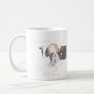 Taza De Café Aquí con nosotros, no para nosotros