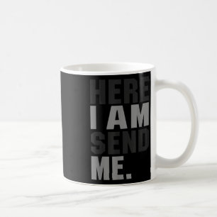 Taza De Café Aquí Estoy Enviándome Isaías 6 8 Cristo Fe Amor Po