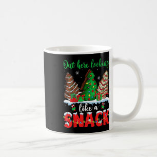 Taza De Café Aquí fuera pareciendo un snack Pasteles de árboles