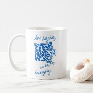 Taza De Café Aquí Gatito Gatito
