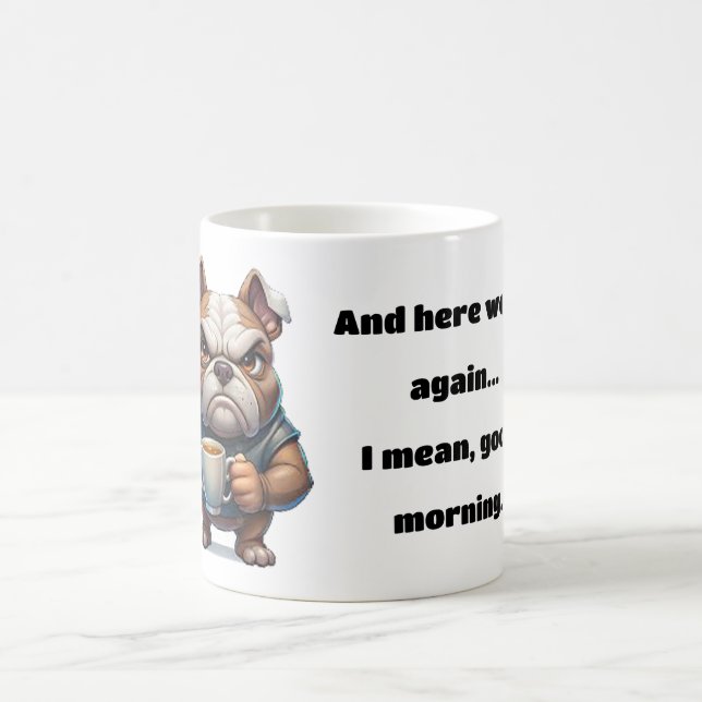 Taza De Café Aquí vamos de nuevo Mug (Centro)