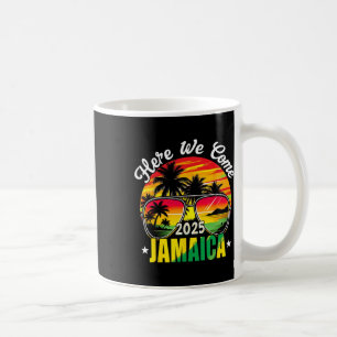 Taza De Café Aquí Vamos Jamaica 2025 Viaje de vacaciones famili