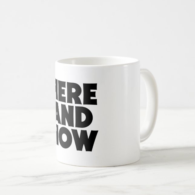 Taza De Café Aquí y ahora (Anverso derecho)
