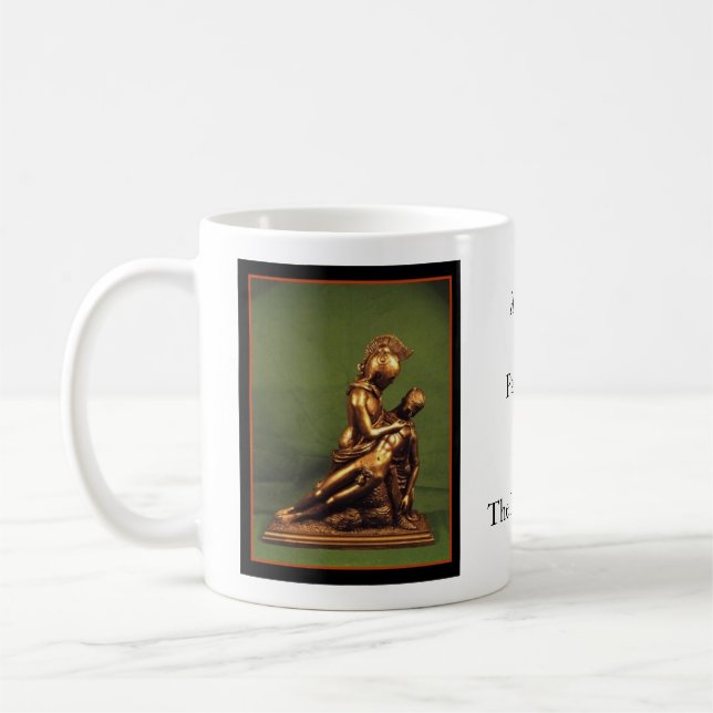 Taza De Café Aquiles y Patroclus - por el Kuriologist (Izquierda)