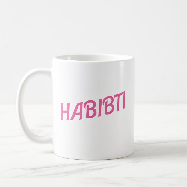 Taza De Café Árabe de Habibti Rosa (Izquierda)