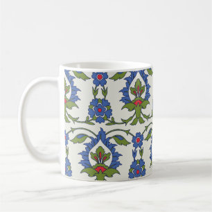 Taza De Café Árabe Tradicional: Iznik Tile Seamless.
