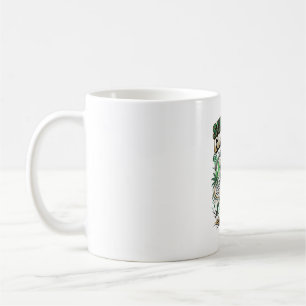 Taza De Café Arabia Saudita Modo Gol Esqueleto Delantero Nacion