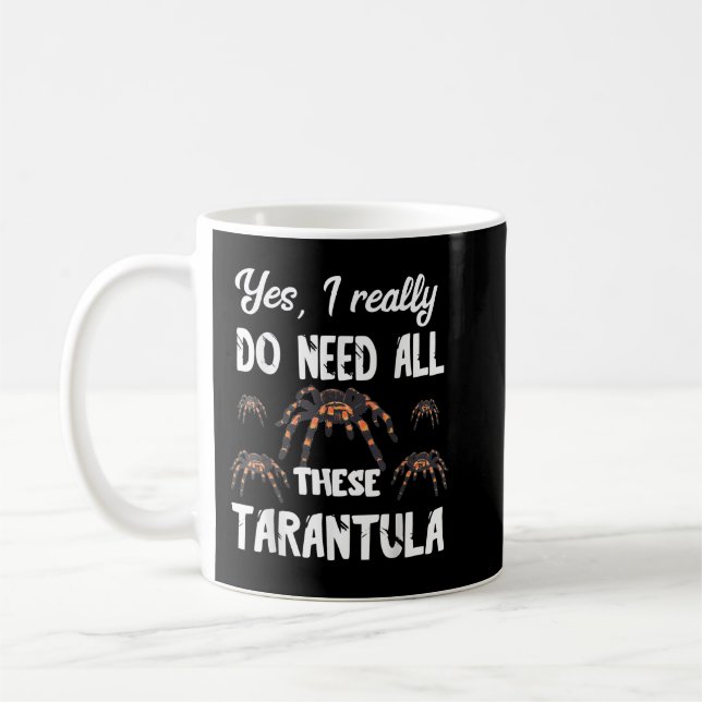 Taza De Café Arachnid Funny Tarantula Spider Lover Arachnología (Izquierda)