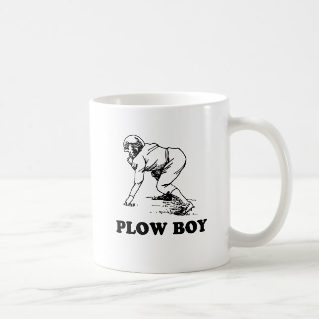 Taza De Café Arado de muchacho (Derecha)