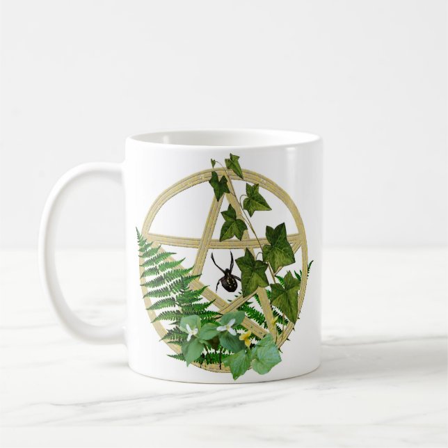 Taza De Café Araña del arbolado encerrada (Izquierda)