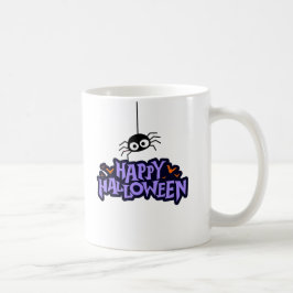 Taza De Café Araña feliz de Halloween
