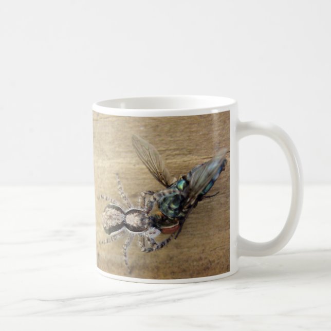 Taza De Café Araña y mosca (Derecha)
