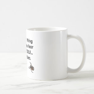 Taza De Café Arañas del miedo sí mismo