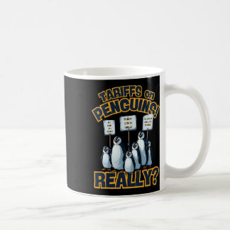 Taza De Café Aranceles Sobre Protesta De Pingüinos – Divertido