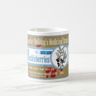Taza De Café Arándanos medicinales de la marca del doctor