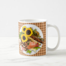 Taza De Café Arangement floral de otoño