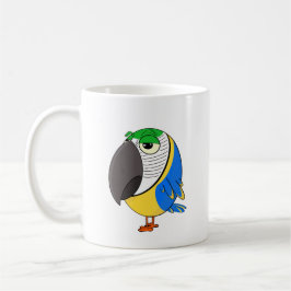 Taza De Café Ararauna Macaw Parrot Mug