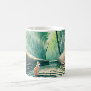 Taza De Café Arashiyama Japón Bosque de bambú de Kyoto