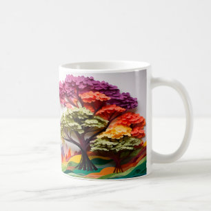 Taza De Café árbol 3D
