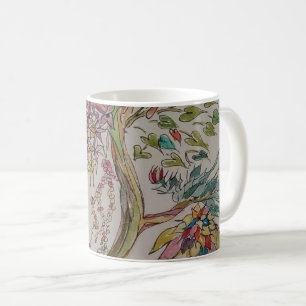Taza De Café Árbol ancestral transcendente