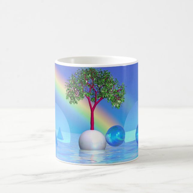 Taza De Café Árbol arcoiris (Centro)