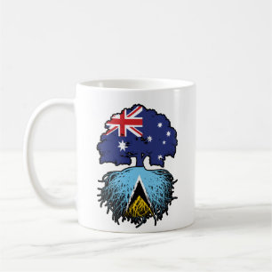 Taza De Café Árbol australiano de Santa Lucía