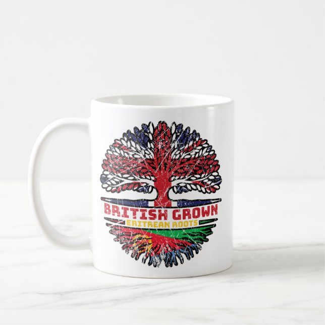 Taza De Café Árbol británico eritreo Reino Unido (Izquierda)