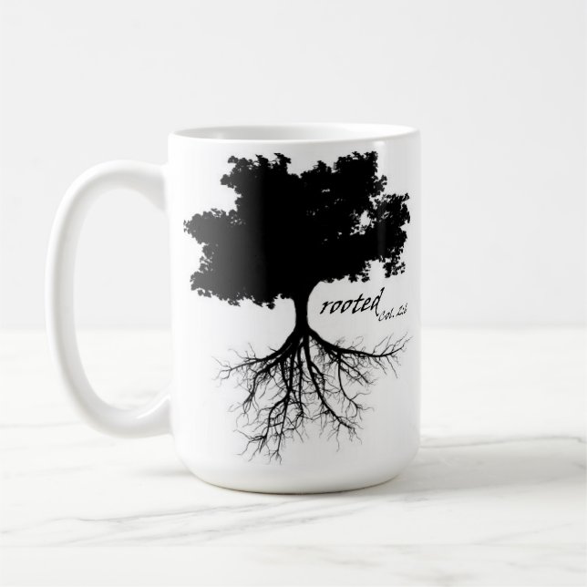 Taza de café (árbol con las raíces) (Izquierda)