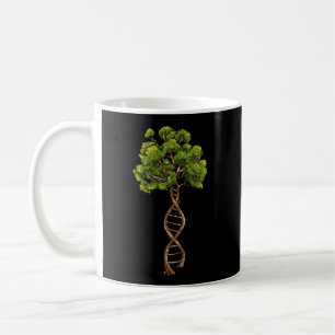 Taza De Café Árbol De Adn De La Ciencia De La Vida Genética Ent