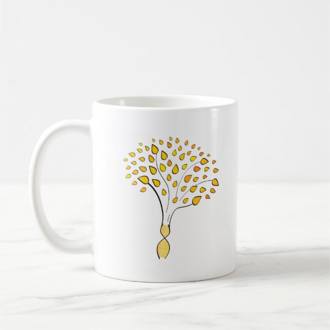 Taza De Café Árbol de ADN de la familia encontrada (Izquierda)